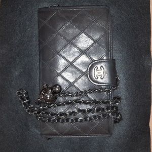 CHANEL CC Quilted Lambskin Wallet